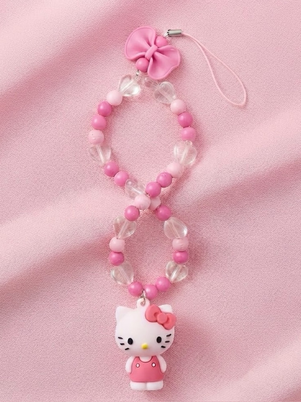 NWT Sanrio Hello Kitty Bow Phone Wristlet Pink